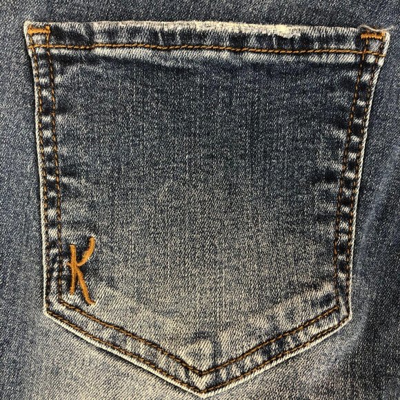 KUT FROM THE KLOTH Skinny Stretch Blue Jeans Women's Size 4 Medium Wash Denim - Picture 4 of 9